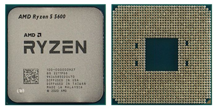 Процесор AMD Ryzen 5 5600 (3.5GHz 32MB 65W AM4) Tray (100-000000927)