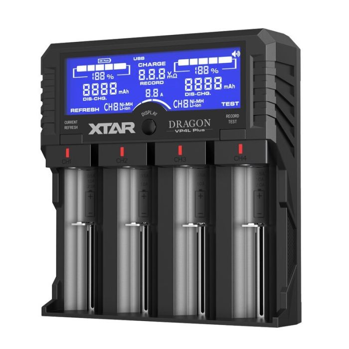 Зарядний пристрiй XTAR VP4L Plus Dragon