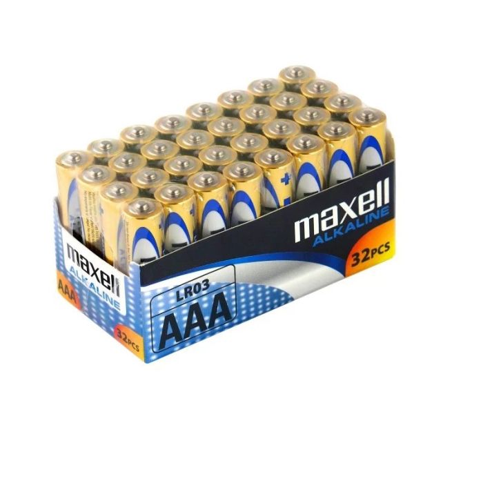 Батарейка Maxell AAA/LR03 BL 32шт