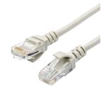 Патч-корд литий, UTP, RJ45, Cat.5e, 1м, сірий
